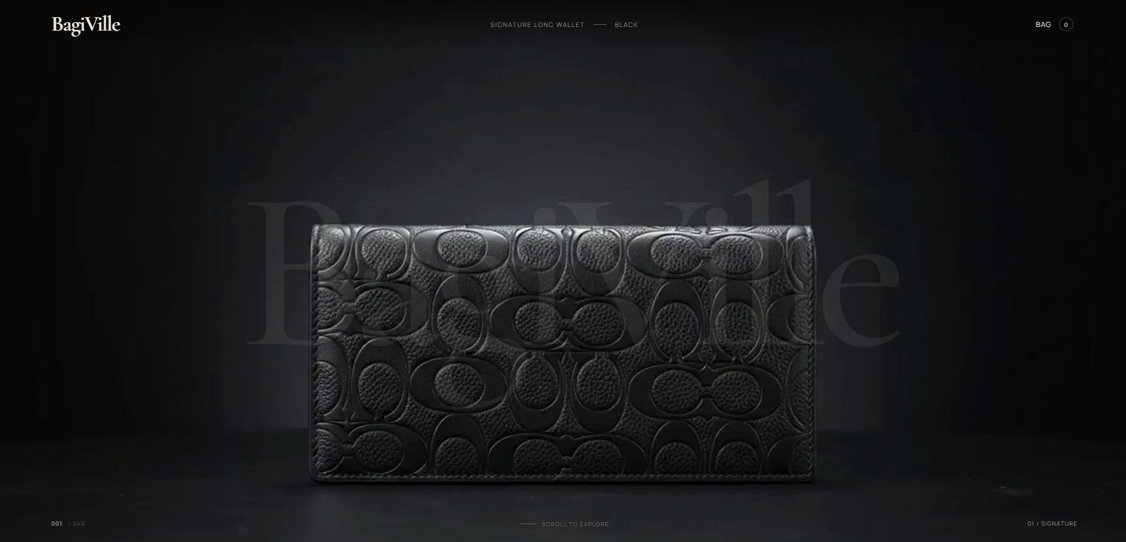 BagiVille — Cinematic Luxury E-Commerce Experience